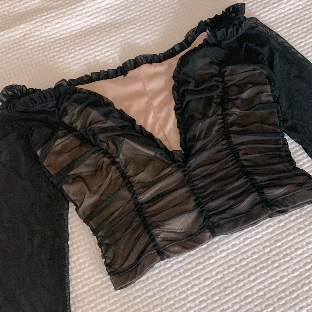 Lowest $ possible! Little black crop top